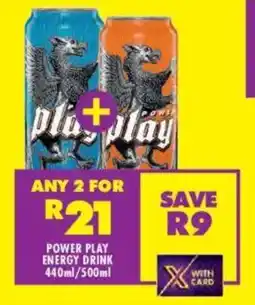 Shoprite Power play energy drink offer