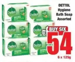 Boxer DETTOL Hygiene Bath Soap Assorted offer