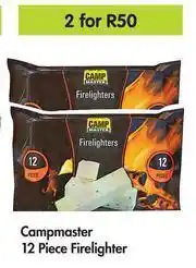 Game Campmaster 12 Piece Firelighter-For 2 offer
