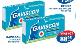 Link Pharmacy Gaviscon 24 Tablets Peppermint offer