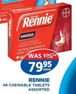 Link Pharmacy Rennie 48 chewable tablets assorted offer