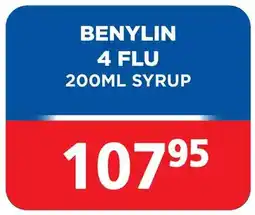 Link Pharmacy Benylin 4 flu syrup offer