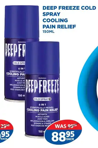 Link Pharmacy Deep freeze cold spray cooling pain relief offer