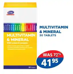 Link Pharmacy Link Multivitamin & Mineral offer