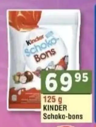 DB Cash And Carry KINDER Schoko-bons offer