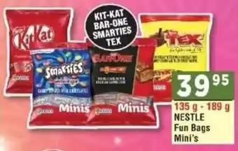 DB Cash And Carry NESTLE Fun Bags Mini's offer