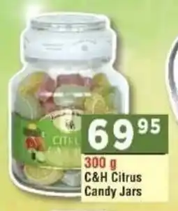 DB Cash And Carry C&H Citrus Candy Jars offer