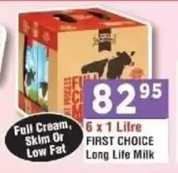 DB Cash And Carry FIRST CHOICE Long Life Milk offer