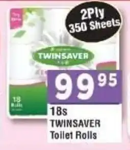 DB Cash And Carry TWINSAVER Toilet Rolls offer