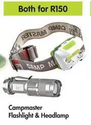 Game Campmaster Flashlight & Headlamp-For Both offer