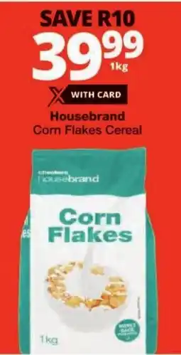 Checkers Housebrand Corn Flakes Cereal offer