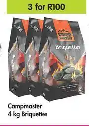 Game Campmaster 4kg Briquettes-For 3 x 4kg offer