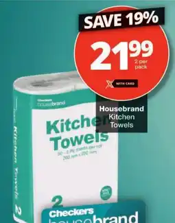 Checkers Housebrand Kitchen Towels offer