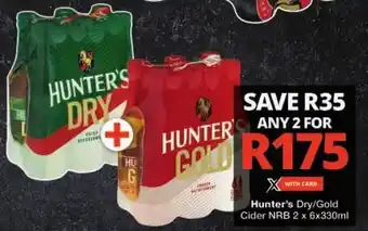 Checkers Hunter's Dry/Gold Cider NRB offer