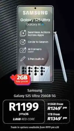 Vodacom4u Samsung Galaxy S25 Ultra 256GB 5G offer