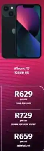 Vodacom4u iPhone 13 128GB 5G offer