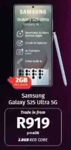 Vodacom4u Samsung Galaxy S25 Ultra 5G offer