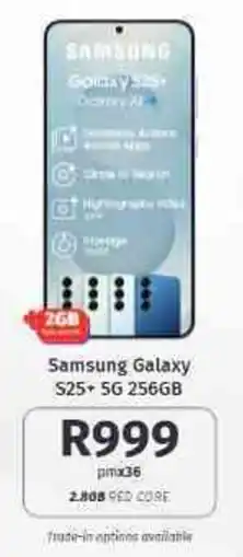 Vodacom4u Samsung Galaxy S25+ 5G 256GB offer