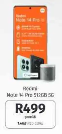 Vodacom4u Redmi Note 14 Pro 512GB 5G offer