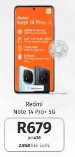 Vodacom4u Redmi Note 14 Pro+ 5G offer