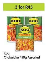 Game Koo Chakalaka Assorted-For 3 x 410g offer