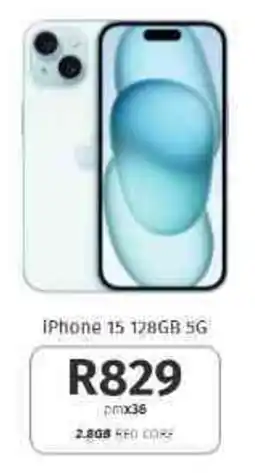 Vodacom4u iPhone 15 128GB 5G offer