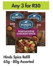 Game Hinds Spice Refill Assorted-For 3 x 65g-80g offer