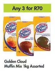 Game Golden Cloud Muffin Mix-For 3 x 1kg offer