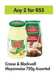 Game Crosse & Blackwell Mayonnaise-For 2 x 750ml offer
