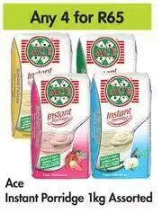 Game Ace Instant Porridge Assorted-For Any 4 x 1Kg offer