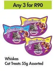 Game Whiskas Cat Treats Assorted-For Any 3 x 55g offer