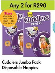 Game Cuddlers Jumbo Pack Disposable Nappies-For Any 2 offer
