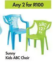 Game Sunny KidsABC Chair-For Any 2 offer