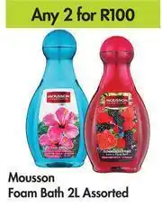Game Mousson Foam Bath Assorted-For Any 2 x 2L offer