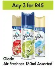 Game Glade Air Freshener Assorted-For Any 3 x 180ml offer