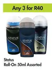 Game Status Roll On Assorted-For Any 3 x 50ml offer