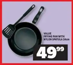 Usave Value frying pan with nylon spatula offer