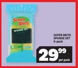 Usave Super brite sponge set offer