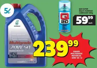 Usave Engen multigrade motor oil offer