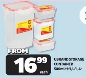 Usave Ubrand storage container offer