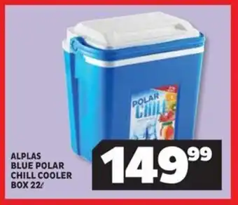 Usave Alplas blue polar chill cooler box offer