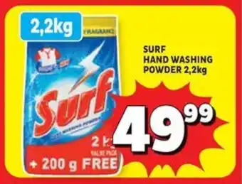 Usave Surf hand washing powder offer