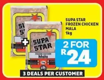 Usave Supa star frozen chicken mala offer