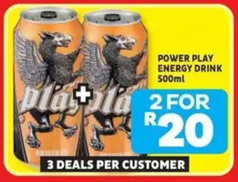 Usave Power play energy drink offer