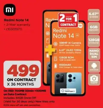 HiFi Corp Redmi Note 14 offer