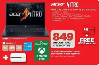 HiFi Corp Acer Nitro V 15 Core i5 13420H 16 512 RTX3050 offer