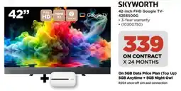 HiFi Corp SKYWORTH 42-inch FHD Google TV- 42E6500G offer