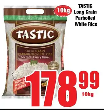 Boxer Superstores TASTIC Long Grain Parboiled White Rice offer