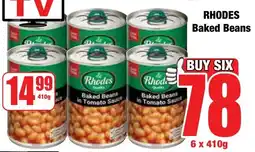 Boxer Superstores RHODES Baked Beans offer