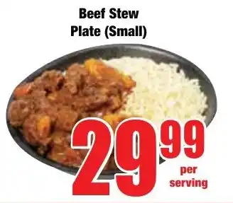 Boxer Superstores Beef Stew Plate offer